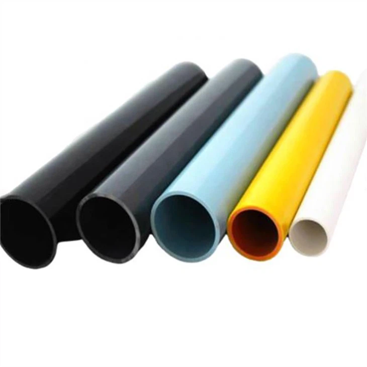 Hard colored pvc pipes-1