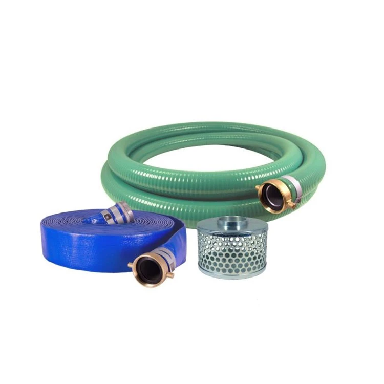 Furtun de aspirație verde din PVC