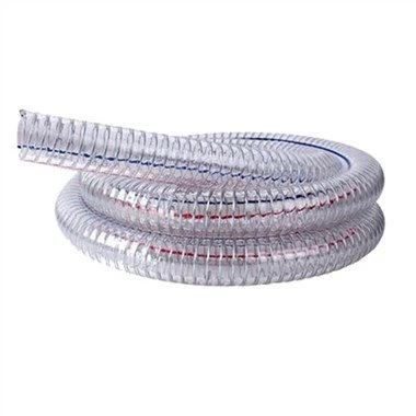 Furtun PVC armat cu sarma transparenta