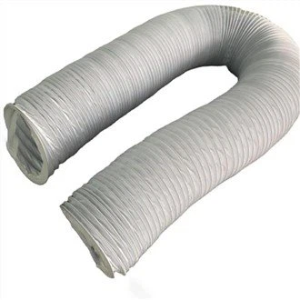 Furtun de aerisire din PVC flexibil alb